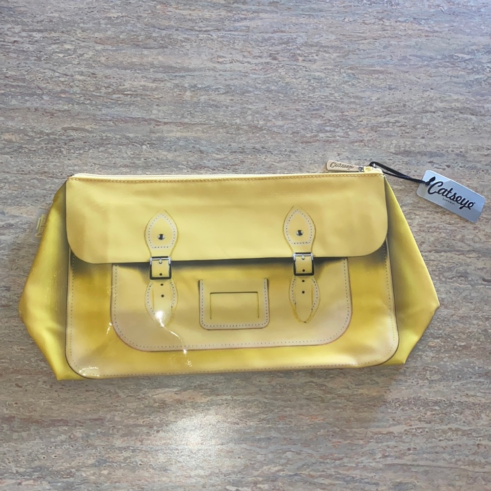 NEW Yellow Briefcase Bag